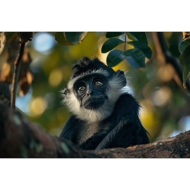 Monkey Painting Print